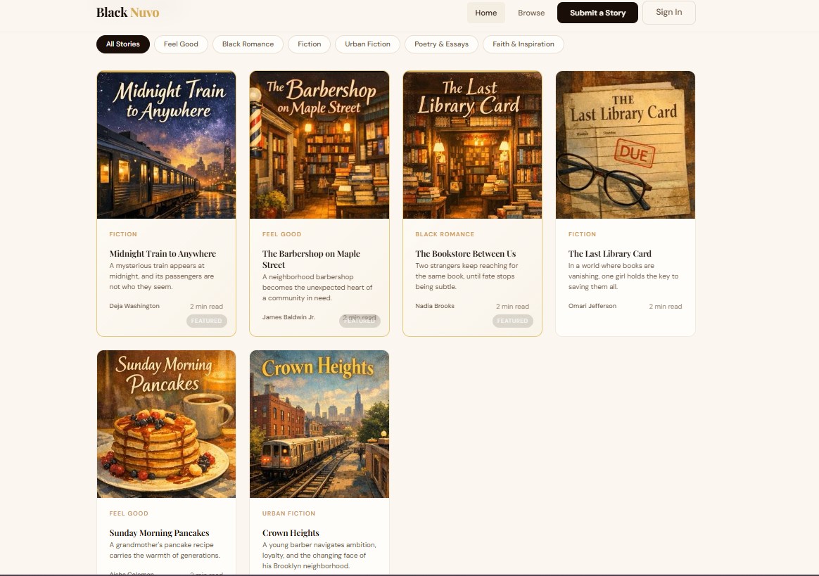 Black Nuvo Screenshot 1