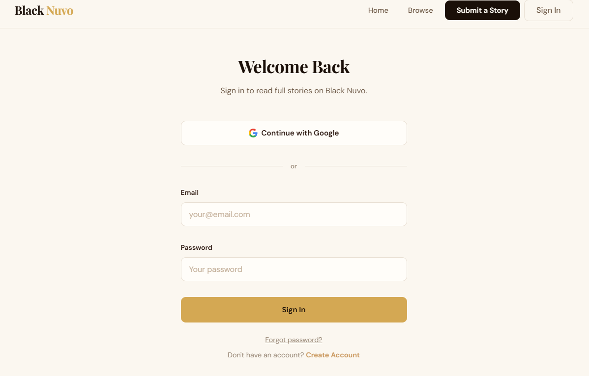 Black Nuvo Screenshot 2