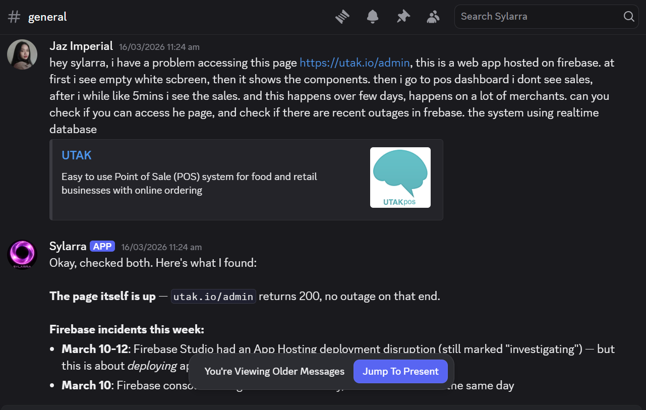Sylarra Discord - Site Check