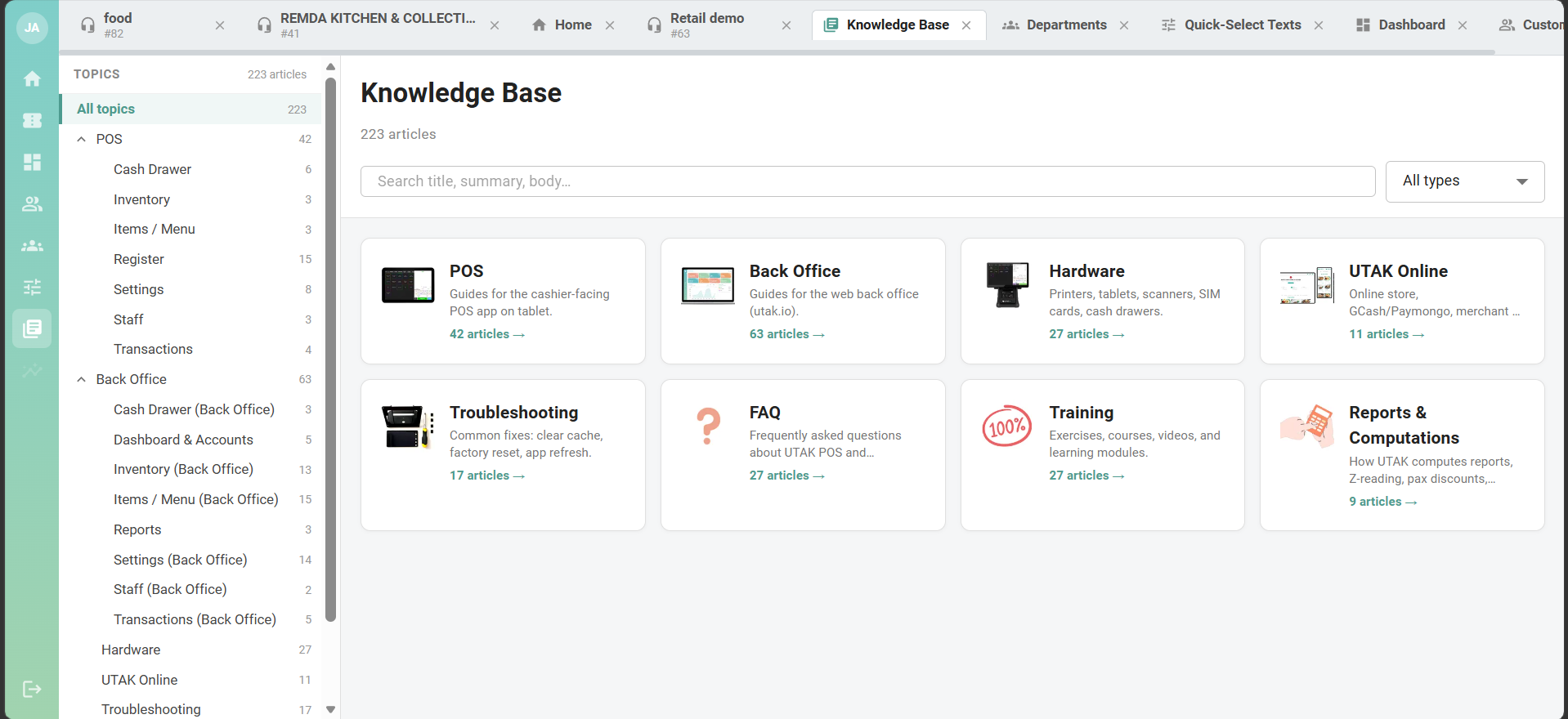 UTAK CRM Screenshot 6