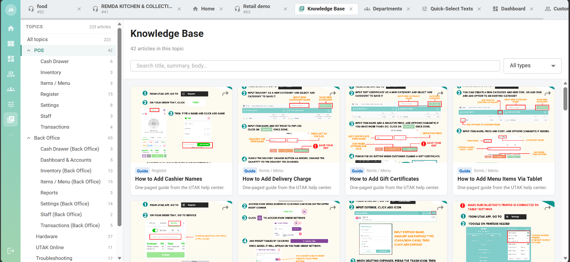 UTAK CRM Screenshot 7